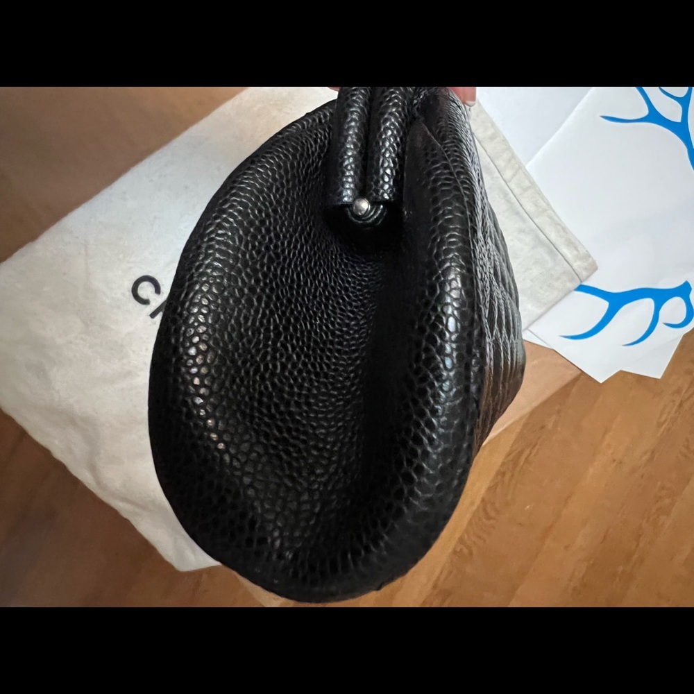Black Quilted Caviar Leather Timeless Clutch Bag-sold elsewhere - Picture 11 of 14